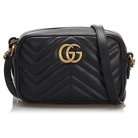 sac bandoulière gucci femme noir|gucci handbags.